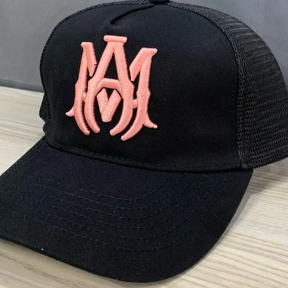 Amiri mesh trucker hat summer fashion sun cap - Picture 2 of 5